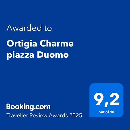 דירות סירקוזה Ortigia Charme Piazza Duomo מראה חיצוני תמונה